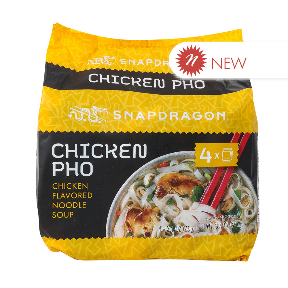 Wholesale Snapdragon Chicken Pho Noodle Soup 4 Pack 8.4 Oz- Bulk