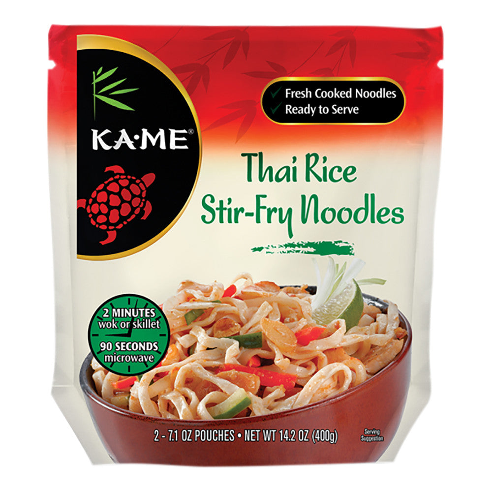 Wholesale Kame Thai Rice Stir Fry Noodles 14.2 Oz Pouch-6ct Case Bulk