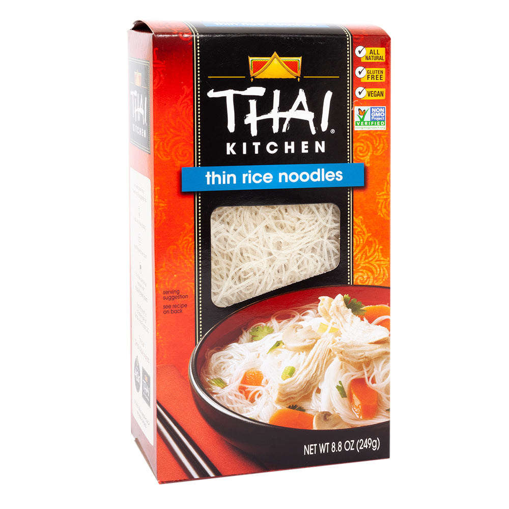 Wholesale Thai Kitchen Thin Rice Noodles 8.8 Oz Box-12ct Case Bulk