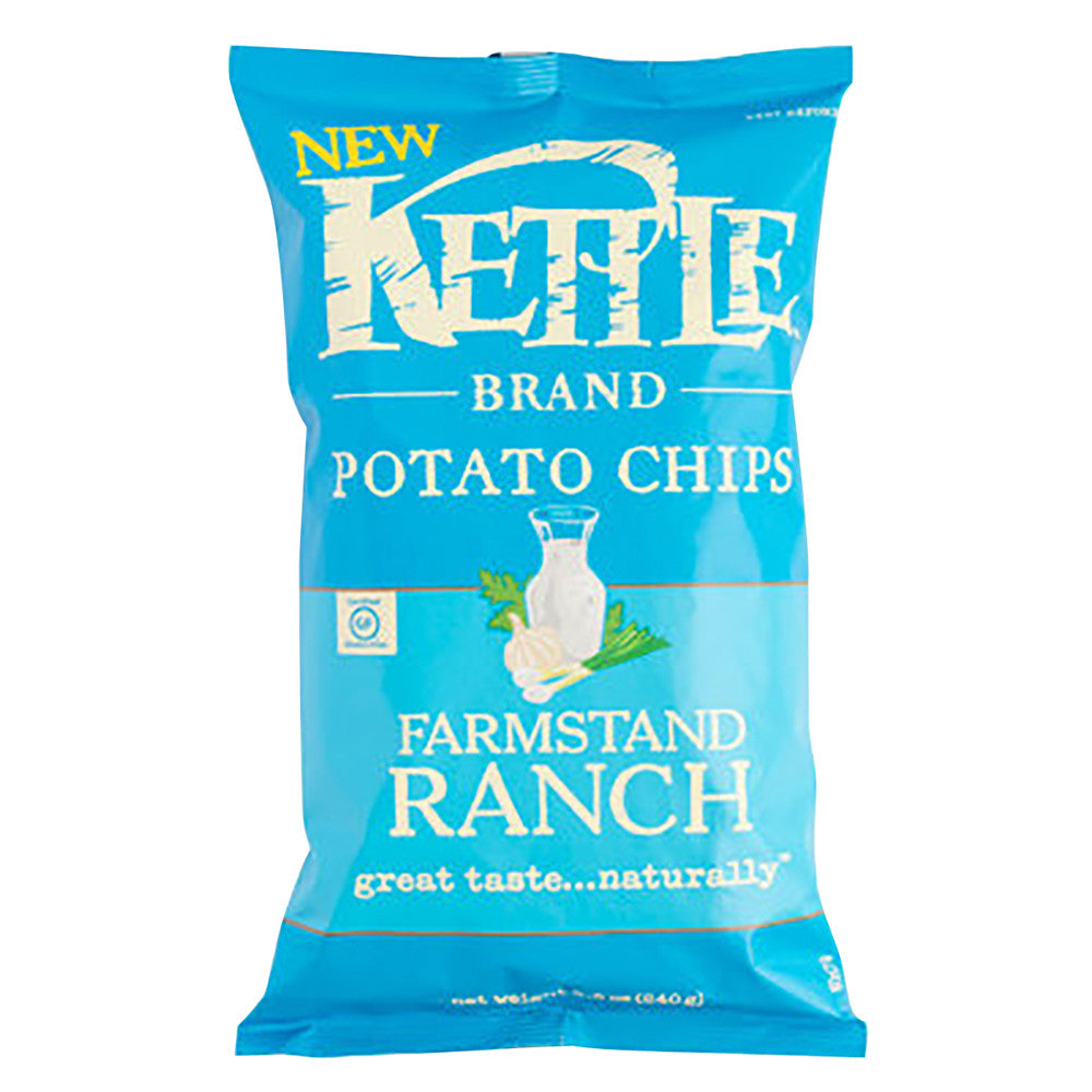 Wholesale Kettle Farmstand Ranch Potato Chips 5 Oz Bag-15ct Case Bulk