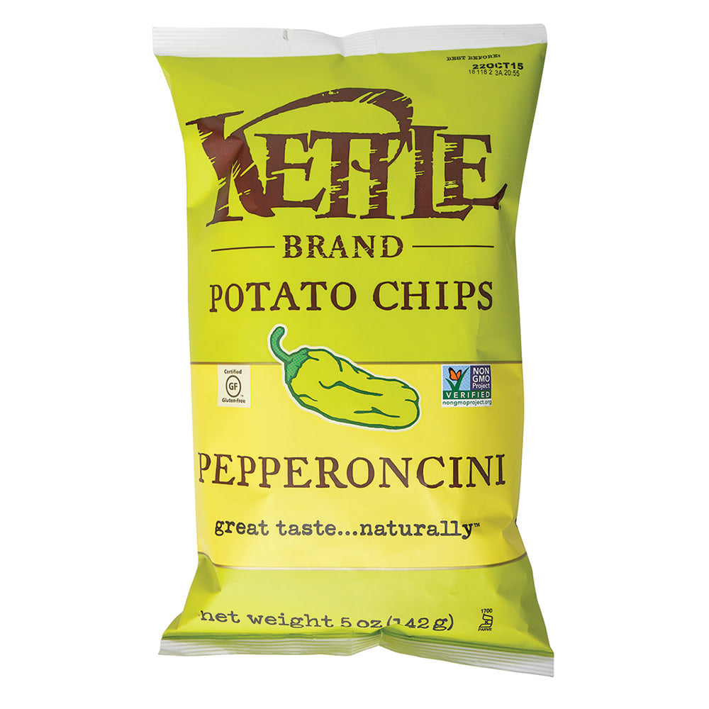 Wholesale Kettle Pepperoncini Potato Chips 5 Oz Bag- Bulk
