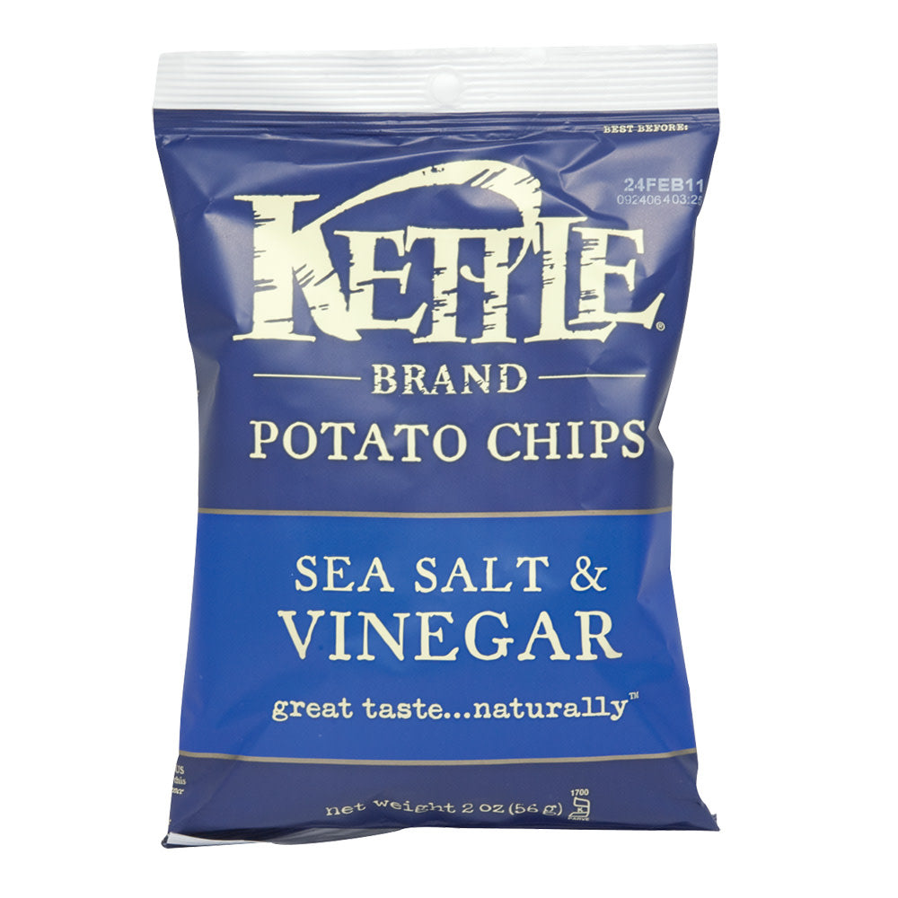 Wholesale Kettle Sea Salt And Vinegar Potato Chips 2 Oz Bag- Bulk