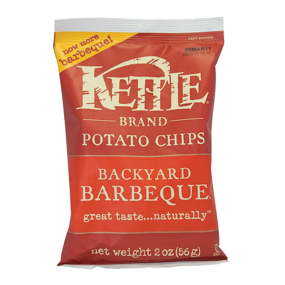 Wholesale Kettle Backyard Bbq Potato Chips 2 Oz Bag-24ct Case Bulk