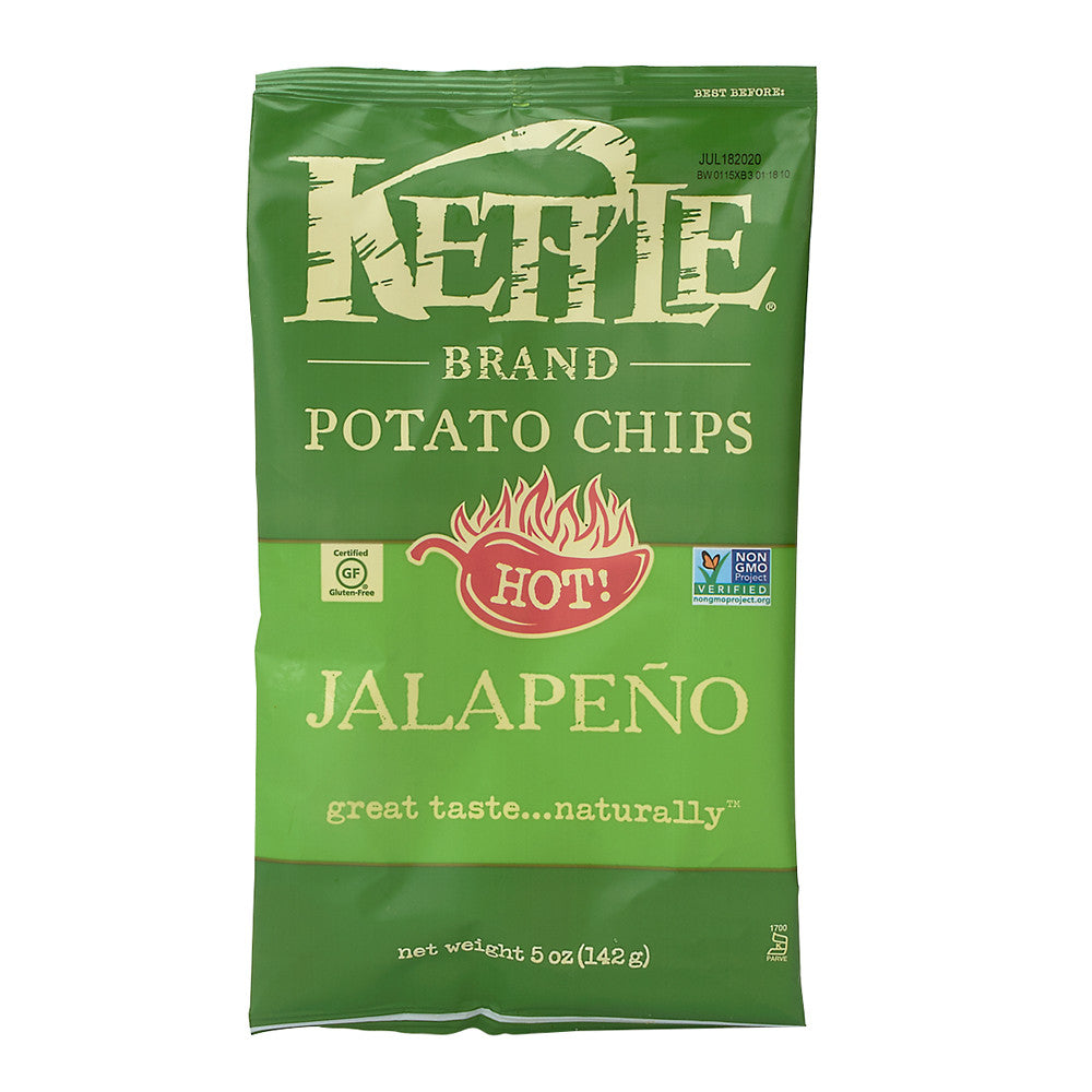 Wholesale Kettle Jalapeno Potato Chips 5 Oz Bag- Bulk
