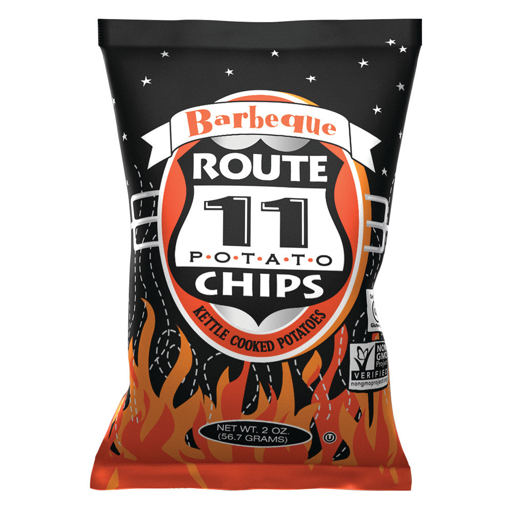 Wholesale Route 11 Potato Chips Bbq 2 Oz Bag-30ct Case Bulk