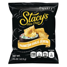 Wholesale Stacy'S Parmesan Garlic And Herb Pita Chips 1.5 Oz Bag- Bulk