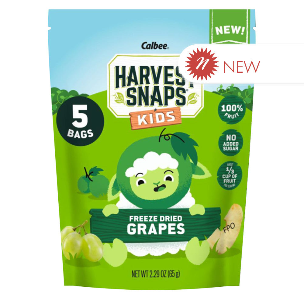 Wholesale Calbee - Harvest Snaps Kids Grapes(5Ct) - 2.29Oz-12ct Case Bulk