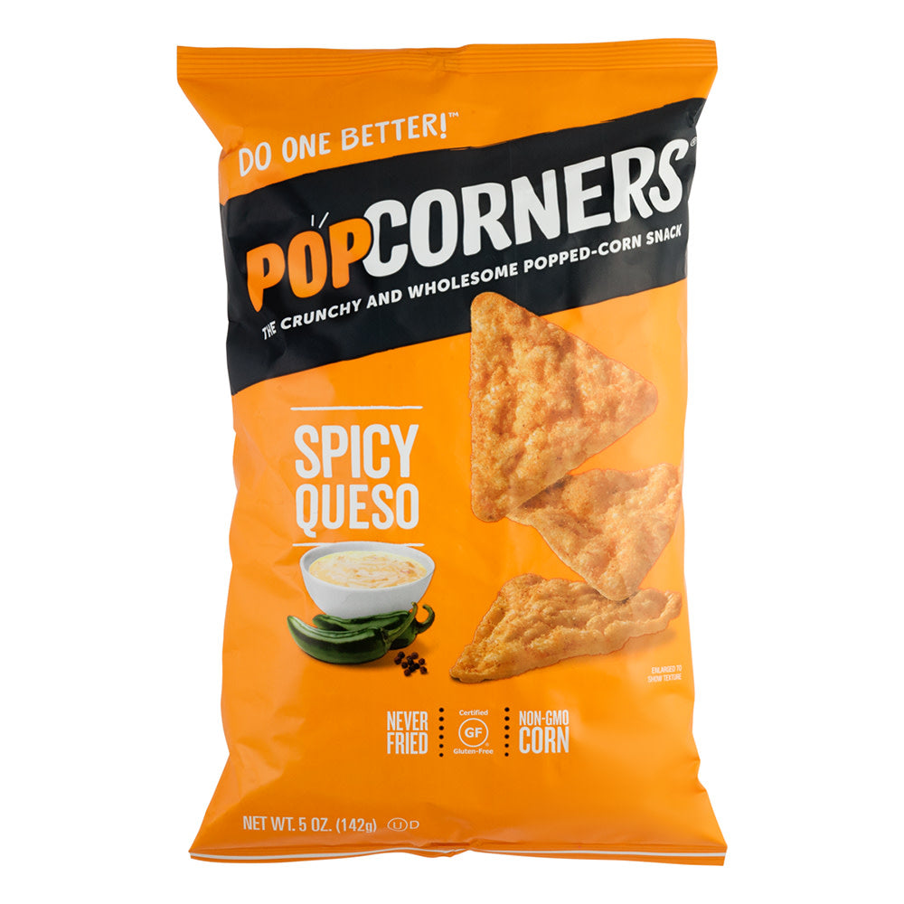 Wholesale Popcorners Spicy Queso 5 Oz Bag-12ct Case Bulk