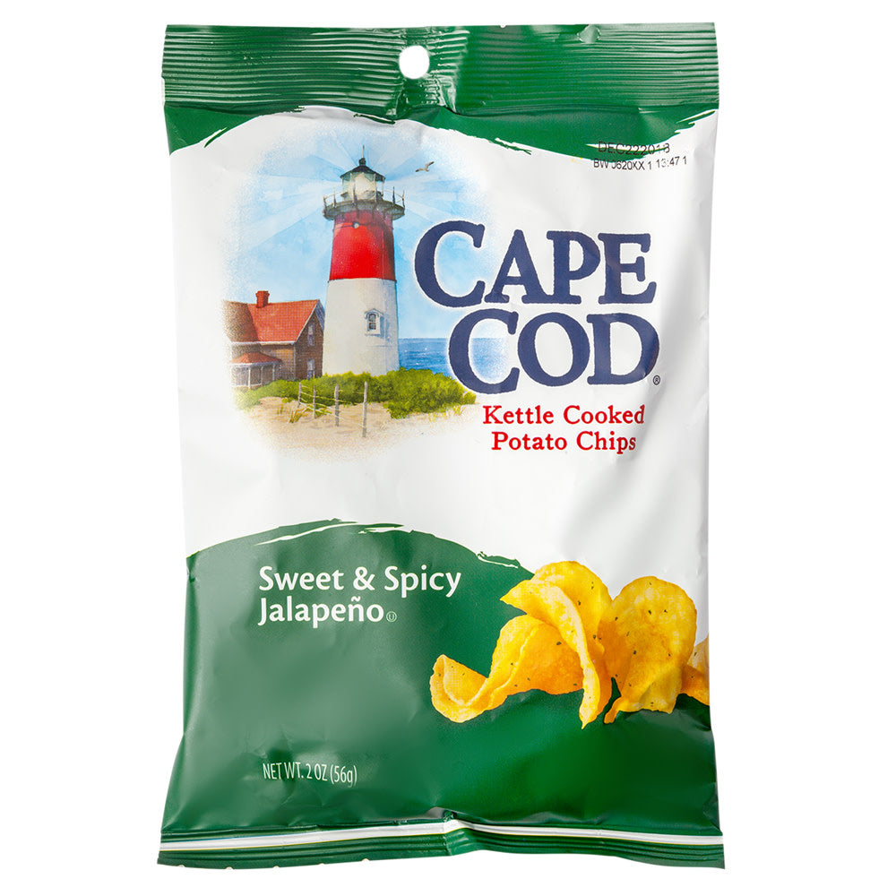 Cape Cod Sweet & Spicy Jalapeno Potato Chips 2 Oz Peg Bag
