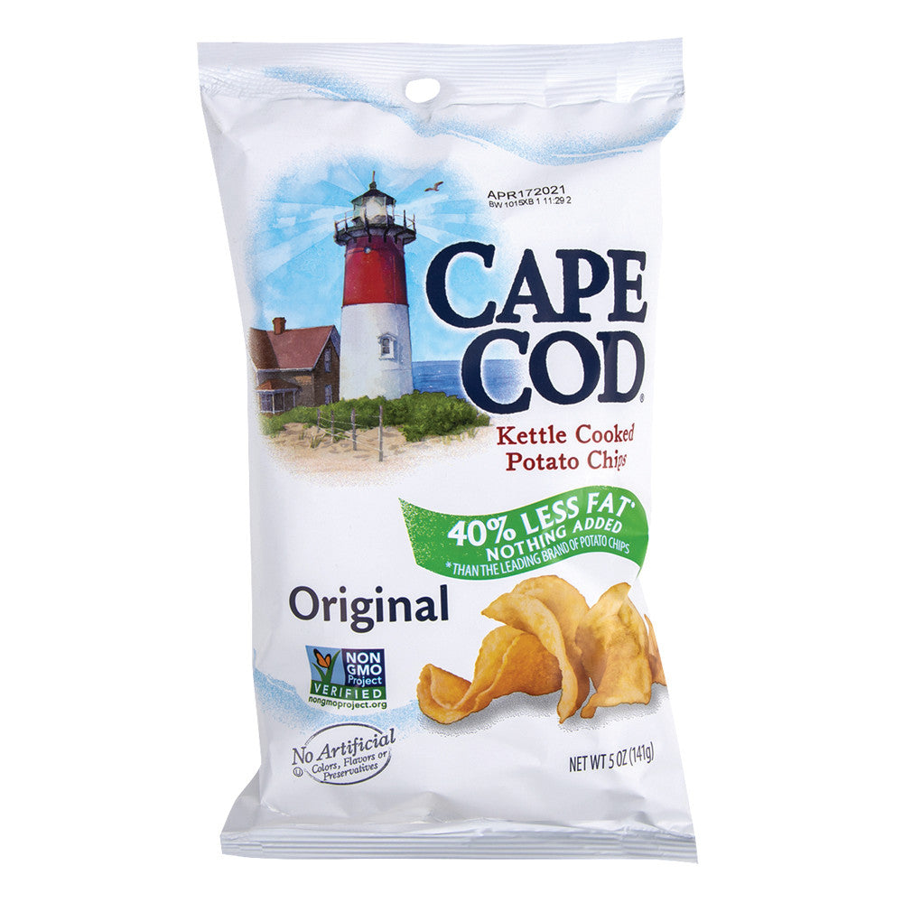 Wholesale Cape Cod Reduced Fat Potato Chips 5 Oz Bag- Bulk
