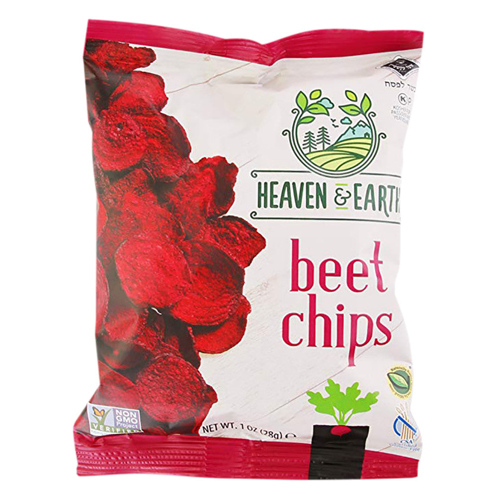 Wholesale Heaven & Earth Beet Chips 1 Oz Bag- Bulk
