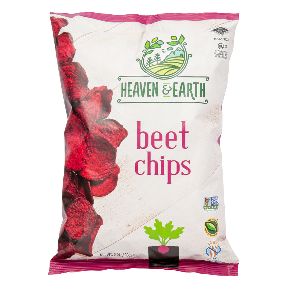 Wholesale Heaven & Earth Beet Chips 5 Oz Bag-12ct Case Bulk