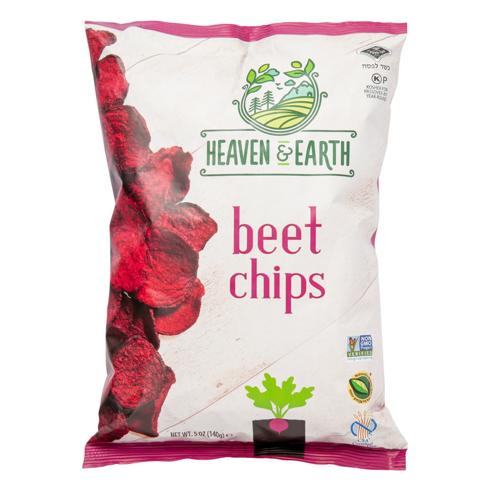 Wholesale Heaven & Earth Beet Chips 5 Oz Bag- Bulk