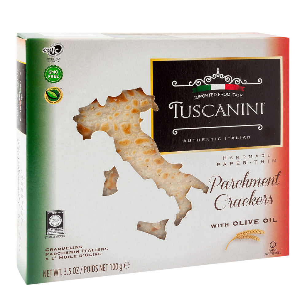 Wholesale Tuscanini Original Crackers With Olive Oil 3.5 Oz Box-10ct Case Bulk