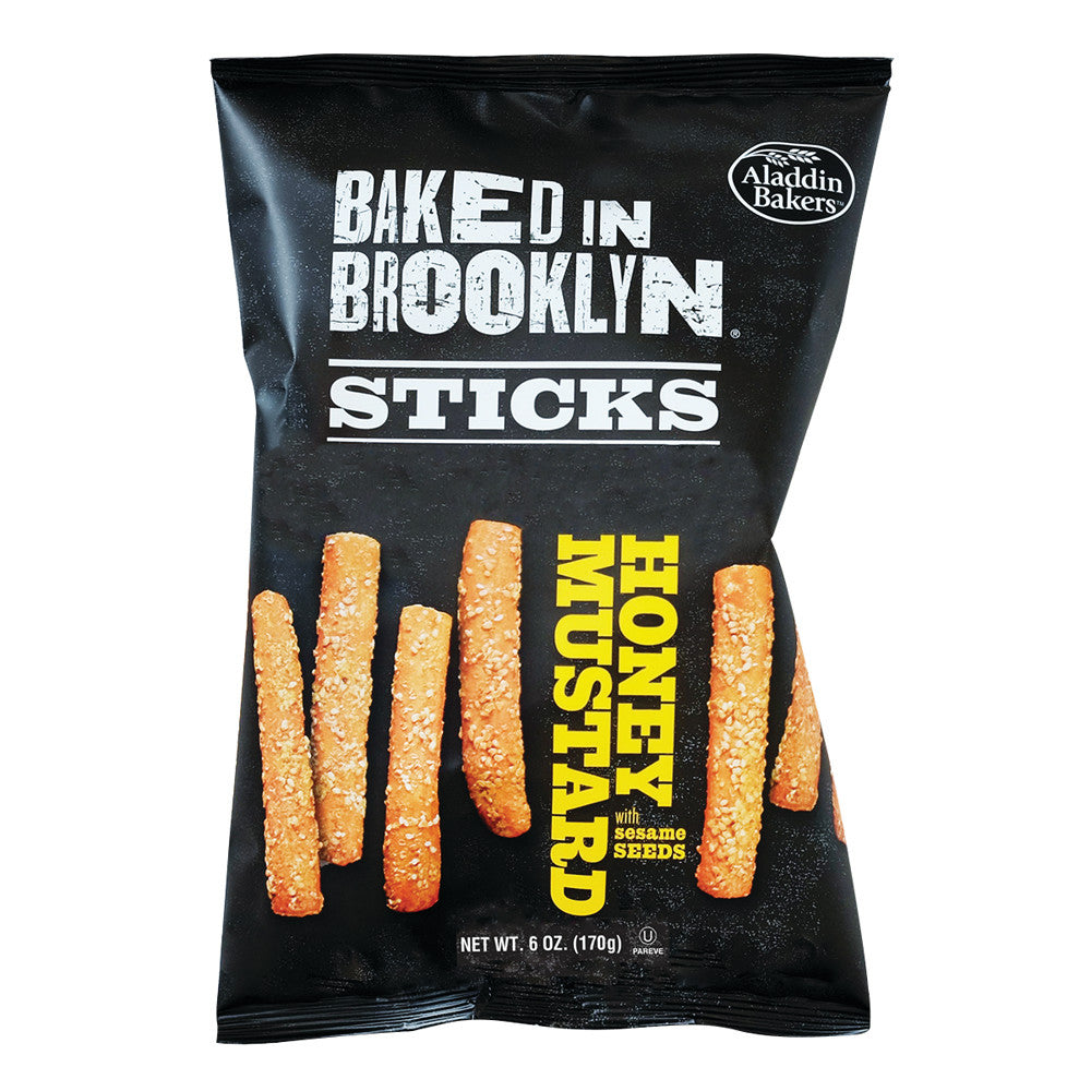 Wholesale Baked In Brooklyn Honey Mustard Sticks 6 Oz Bag- Bulk