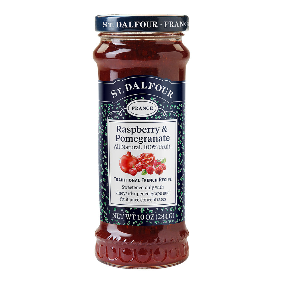 Wholesale St. Dalfour Red Raspberry Pomegranate Preserves 10 Oz Jar- Bulk