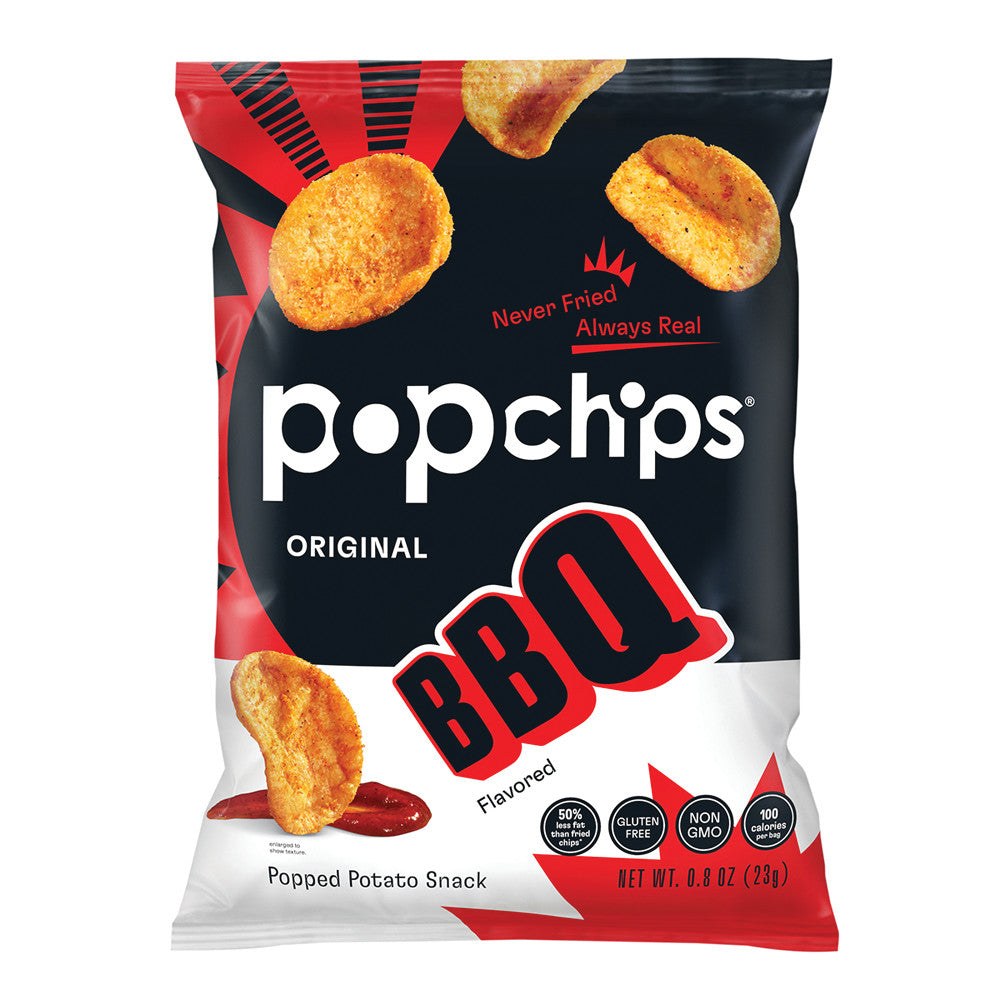 Popchips Bbq Potato Chips 0.8 Oz Bag