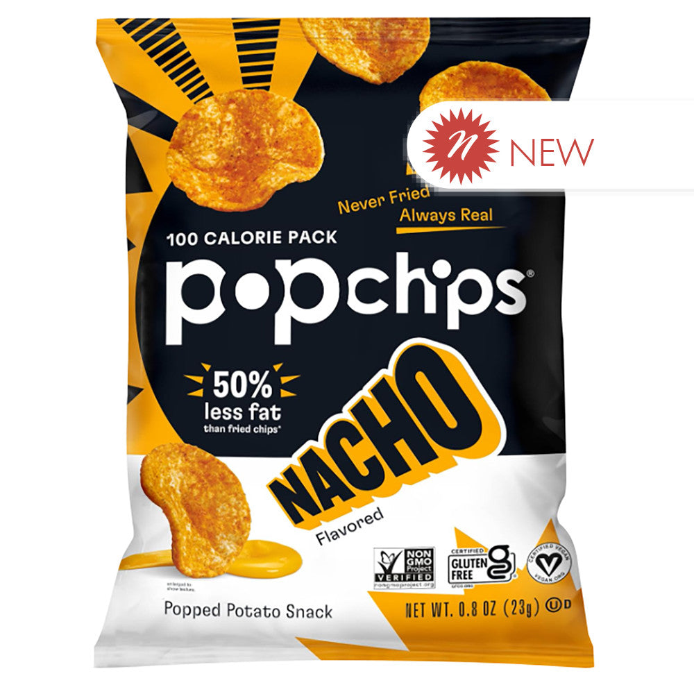 Wholesale Popchips Nacho 0.8 Oz Bag- Bulk