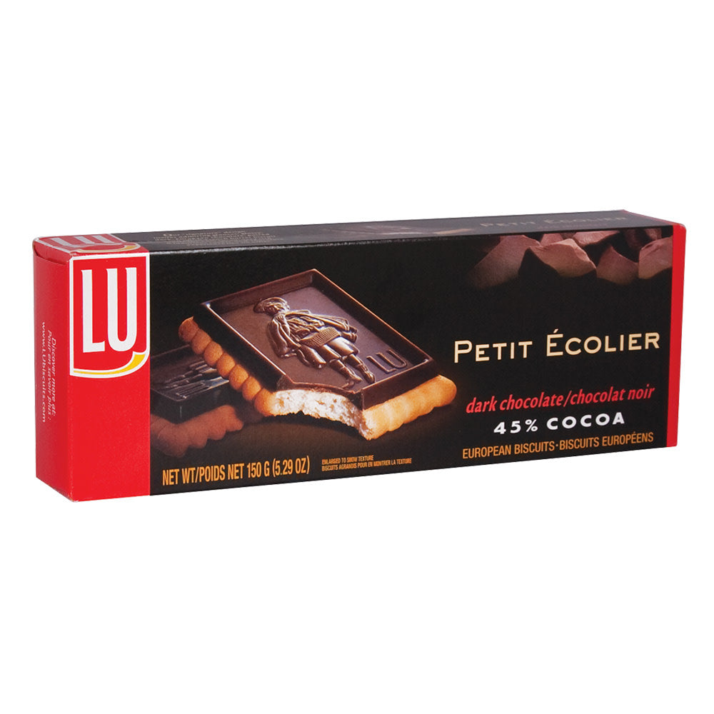 Wholesale Lu Biscuits Dark Chocolate Petit Ecolier Biscuits 5.29 Oz Box-12ct Case Bulk