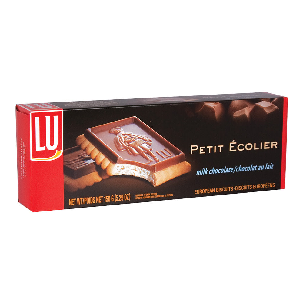 Wholesale Lu Biscuits Petit Ecolier Milk Chocolate Biscuits 5.29 Oz Box- Bulk