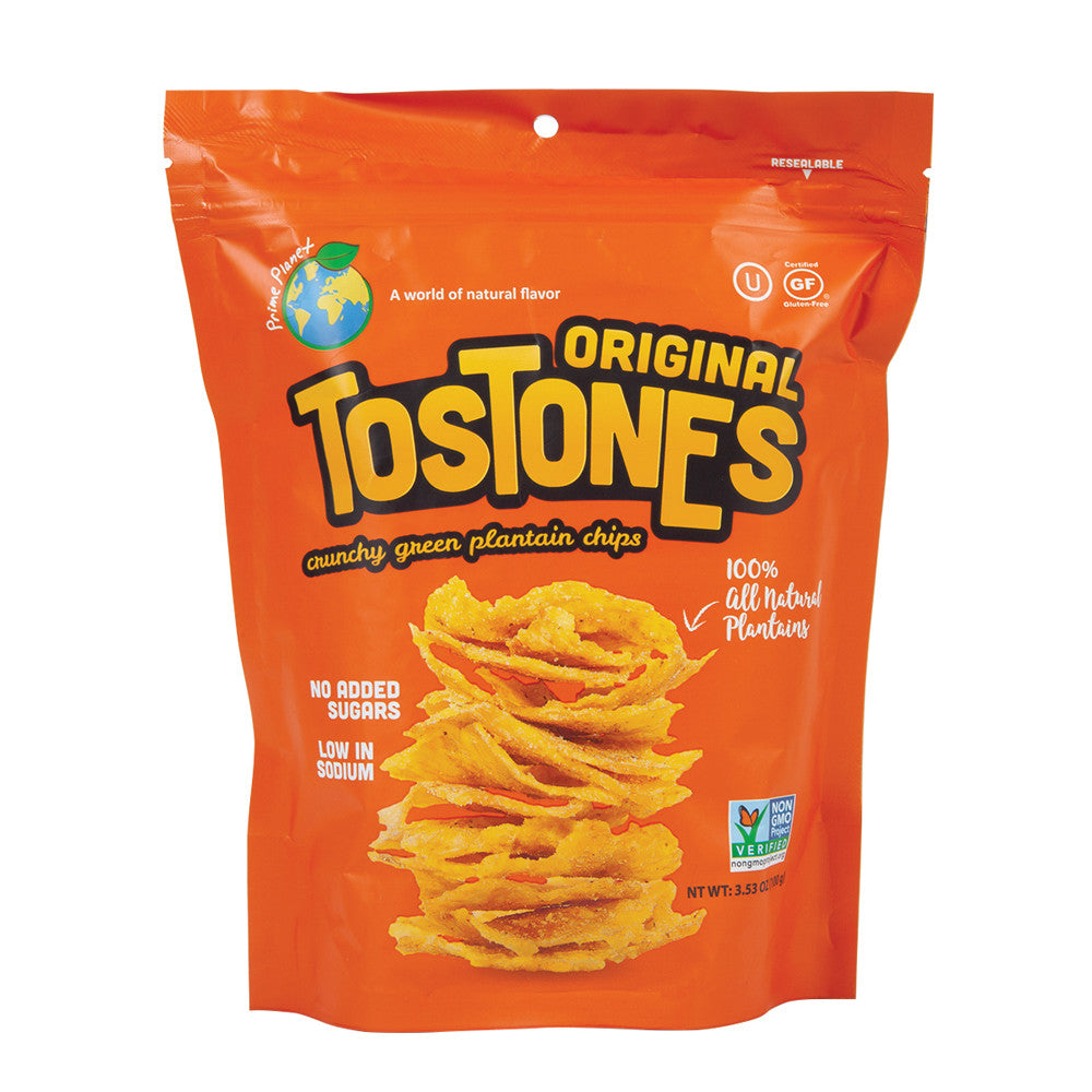 Wholesale Prime Planet Tostones Original 3.53 Oz Pouch-8ct Case Bulk