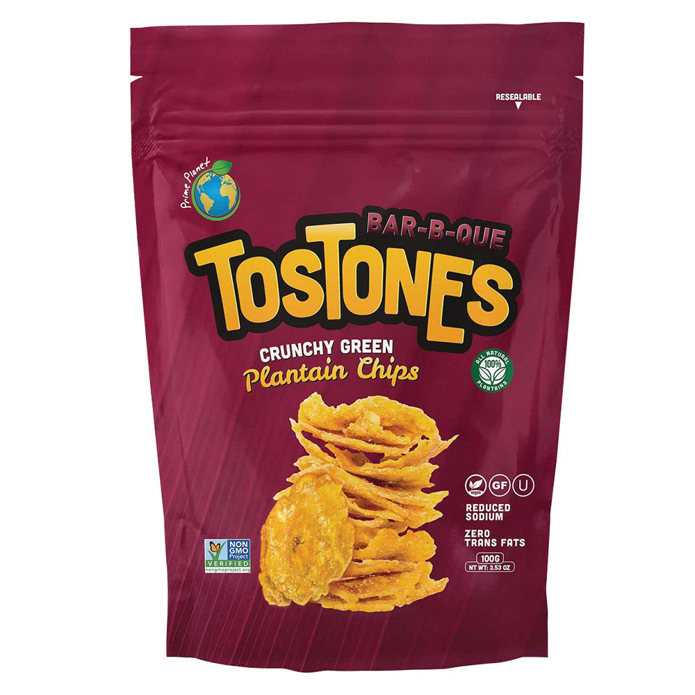 Wholesale Prime Planet Tostones Bar B-Que 3.53 Oz Pouch- Bulk