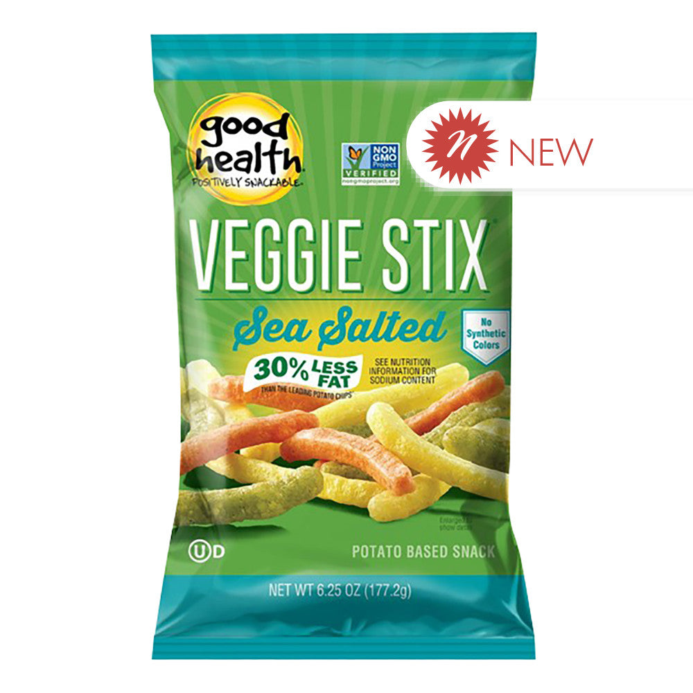 Wholesale Good Health - Veggie Stix - Sea Salted - 6.25Oz-10ct Case Bulk