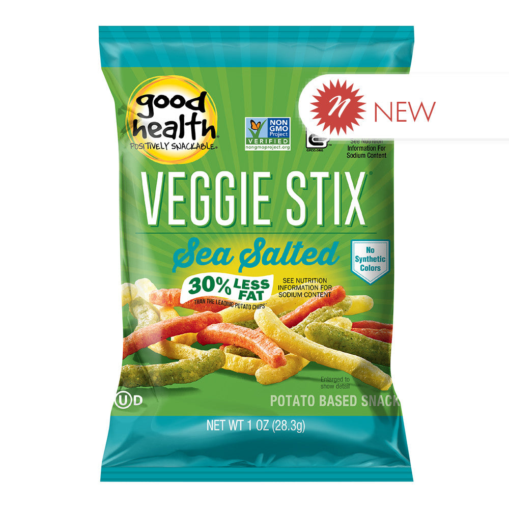 Wholesale Good Health Sea Salted Veggie Straws 1 Oz Bag- Bulk