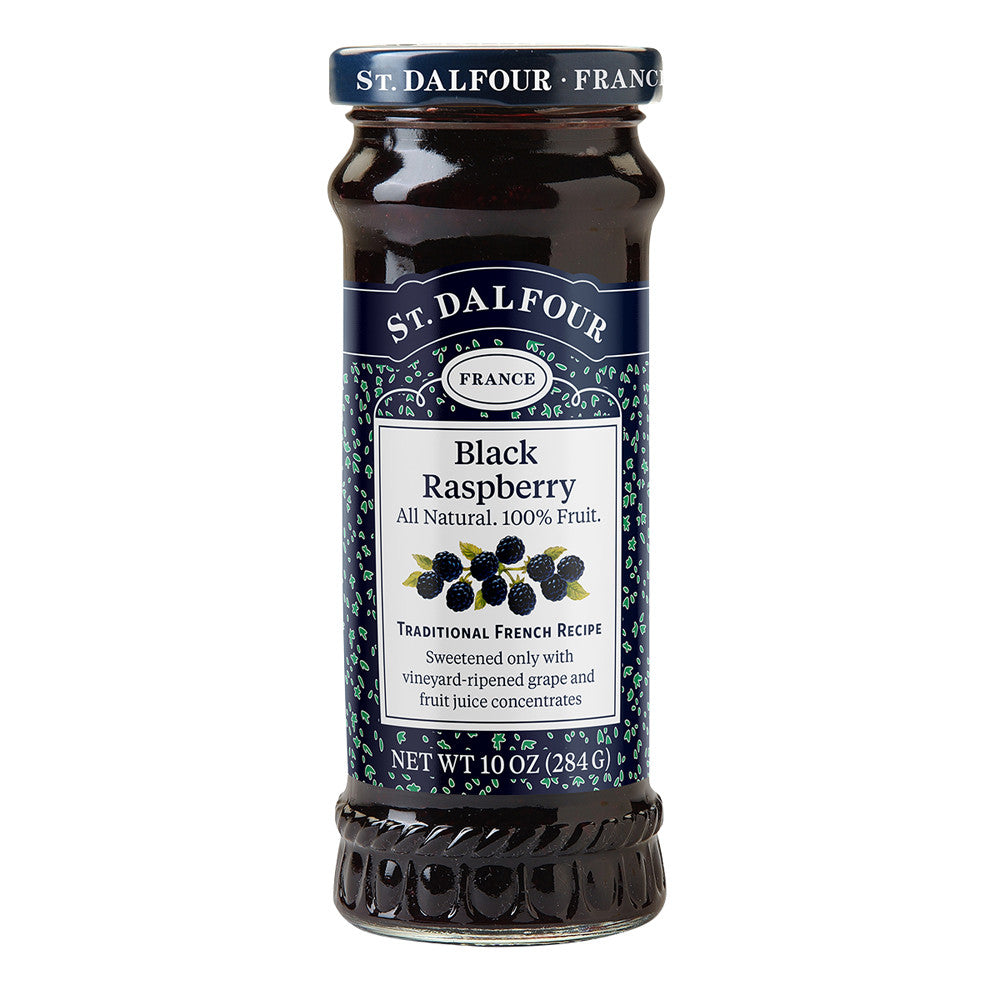 Wholesale St. Dalfour Black Raspberry Preserves 10 Oz Jar- Bulk