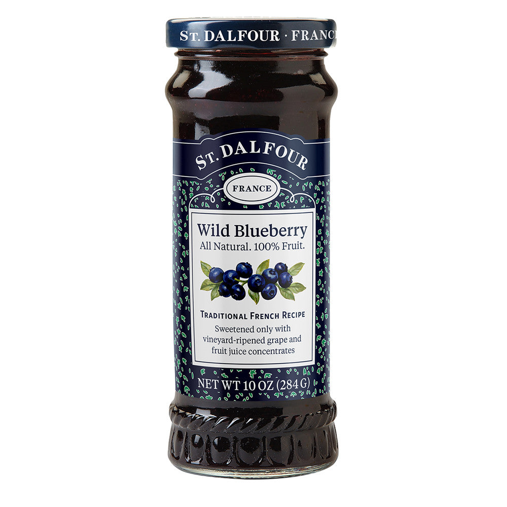 Wholesale St. Dalfour Blueberry Preserves 10 Oz Jar- Bulk