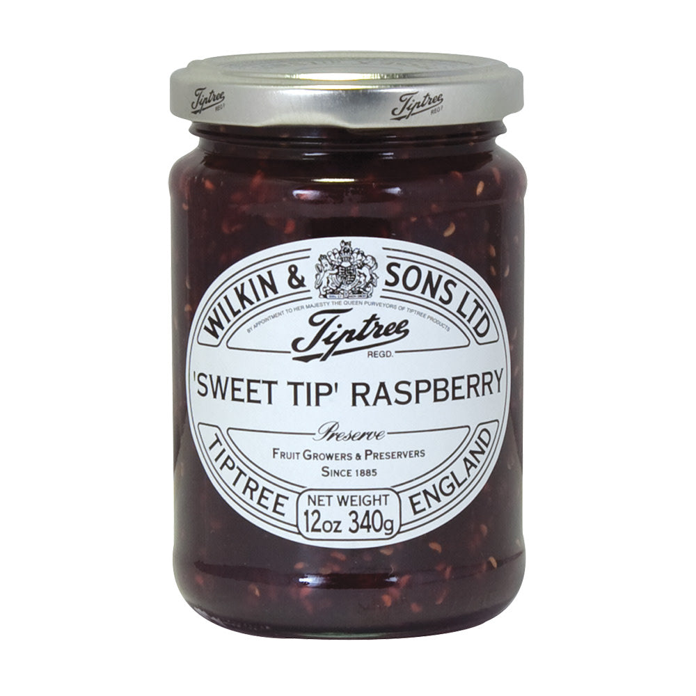 Wholesale Tiptree Sweet Tip Raspberry Preserves 12 Oz Jar-6ct Case Bulk