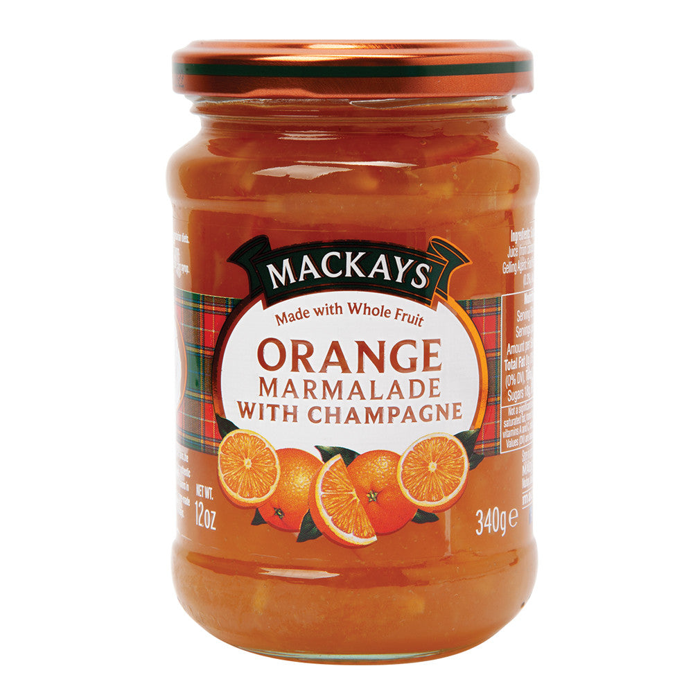 Wholesale Mackays Orange Marmalade With Champagne 12 Oz Jar-6ct Case Bulk