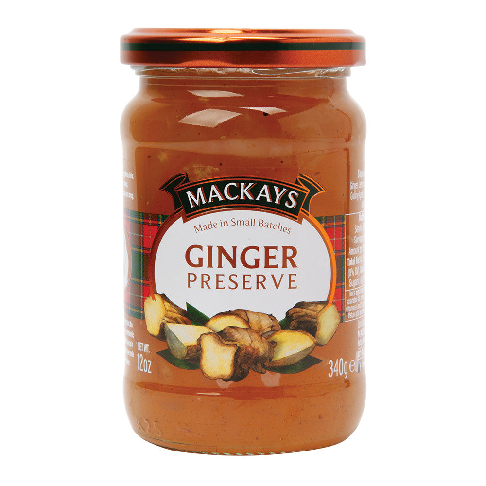 Wholesale Mackays Ginger Preserve 12 Oz Jar-6ct Case Bulk