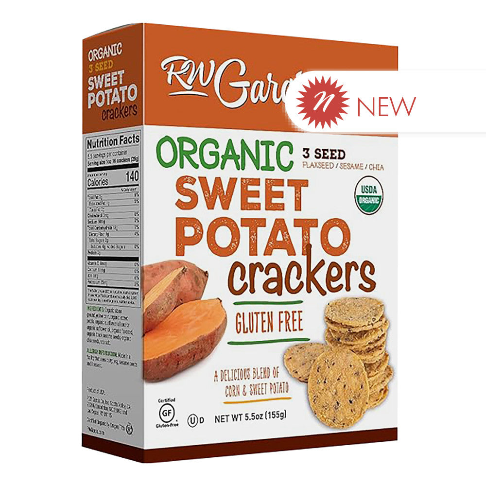 Wholesale Rw Garcia Sweet Potato Crackers 5.5 Oz Box-6ct Case Bulk