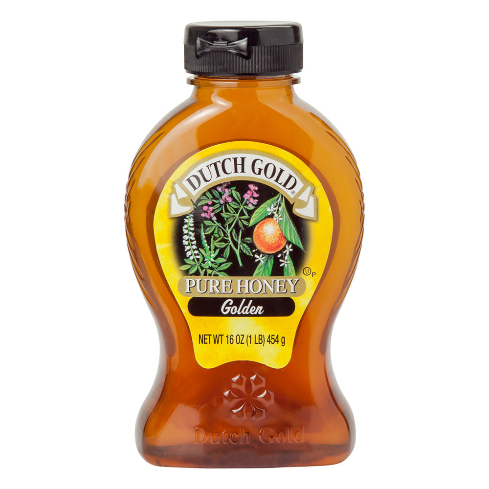 Wholesale Dutch Gold Golden Honey 16 Oz Bottle- Bulk