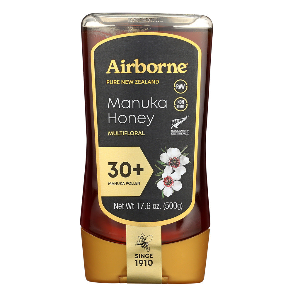 Wholesale Airborne 30+ Manuka Honey Multifloral 17.6 Oz Bottle- Bulk