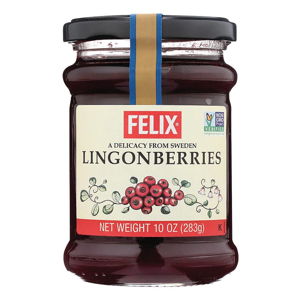 Wholesale Felix Lingonberries 10 Oz Jar- Bulk