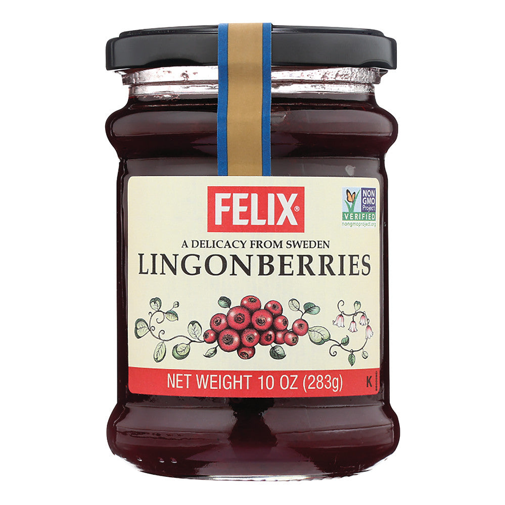 Wholesale Felix Lingonberries 10 Oz Jar-8ct Case Bulk