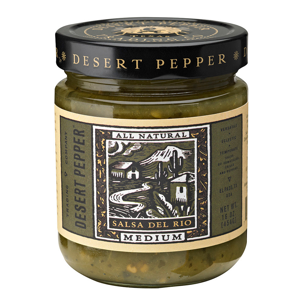 Desert Pepper Medium Salsa Del Rio 16 Oz Jar
