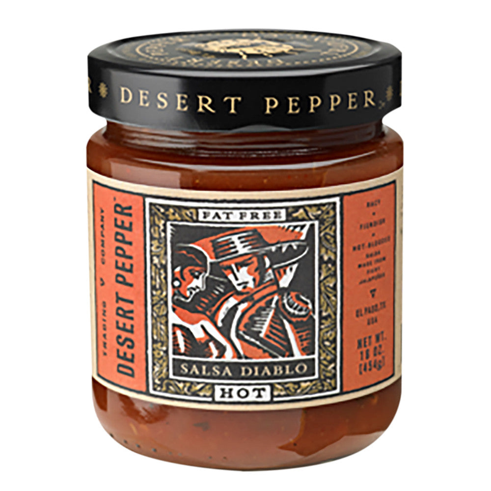 Desert Pepper Diablo Salsa 16 Oz Jar