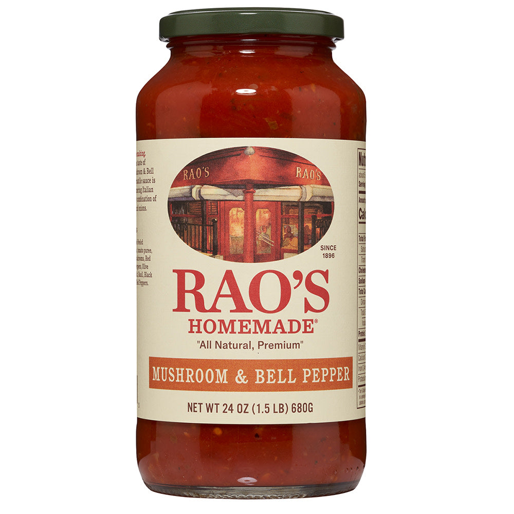 Wholesale Rao'S Mushroom And Bell Pepper Sauce 24 Oz Jar-12ct Case Bulk