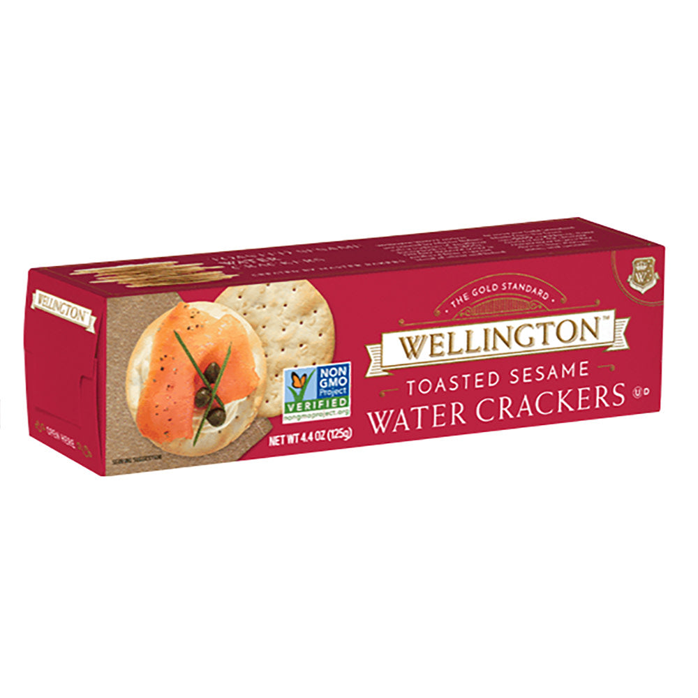 Wholesale Wellington Toasted Sesame Water Crackers- Bulk