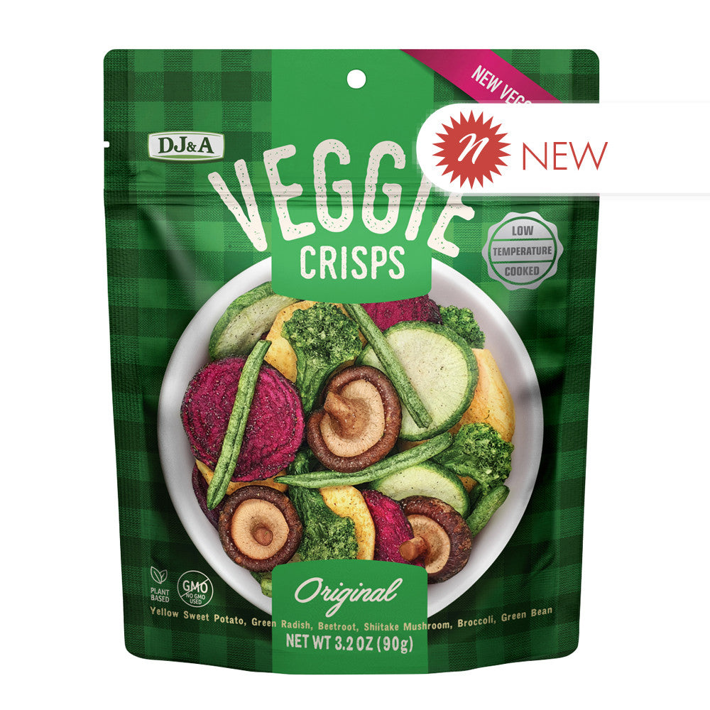 Wholesale Dj&A - Veggie Crisps Original 3.2Oz-9ct Case Bulk