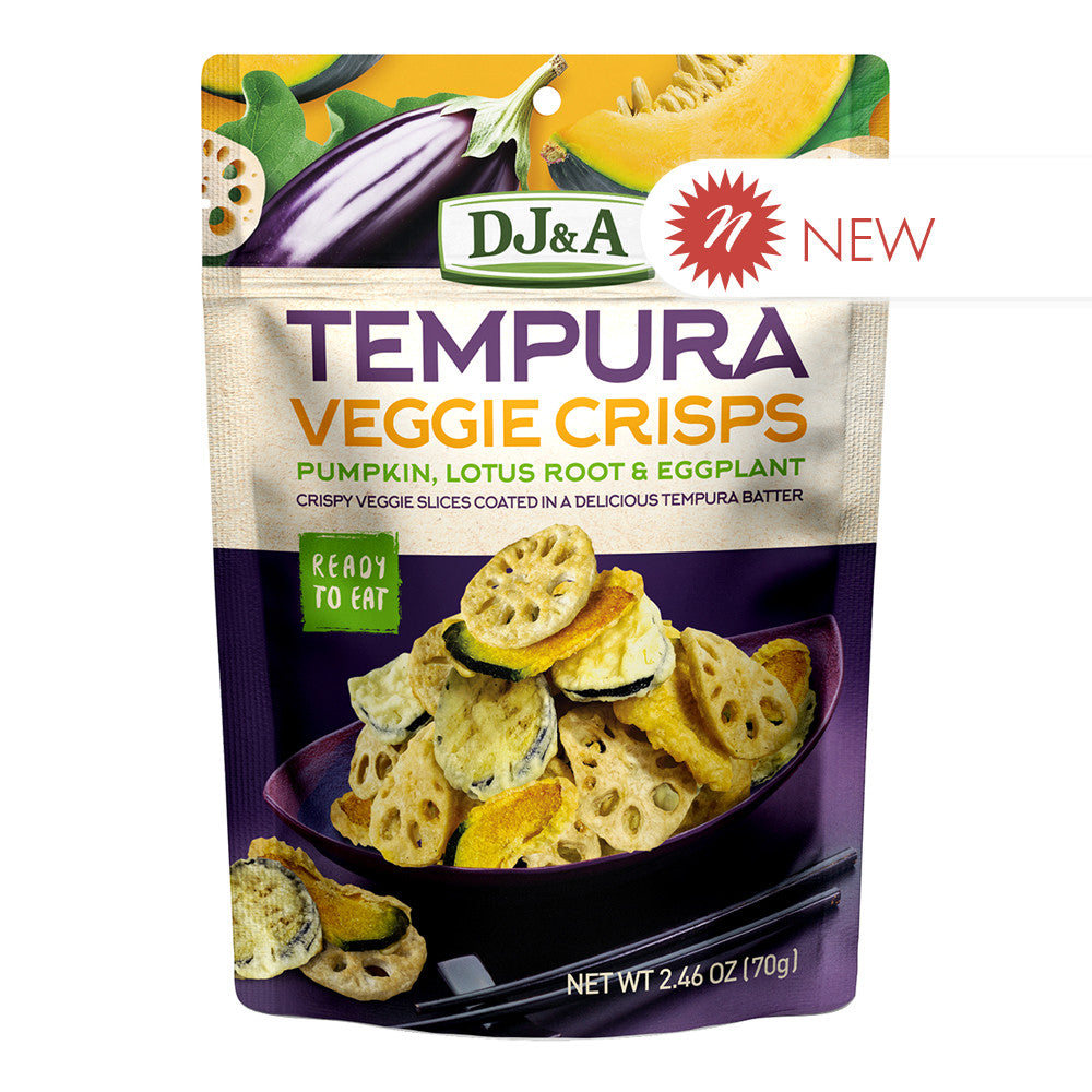 Wholesale Dj&A - Tempura Veggie Crisps - 2.47Oz- Bulk