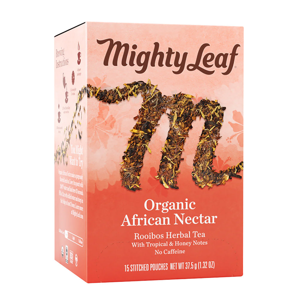 Wholesale Mighty Leaf Organic African Nectar Tea 15 Ct Box-6ct Case Bulk