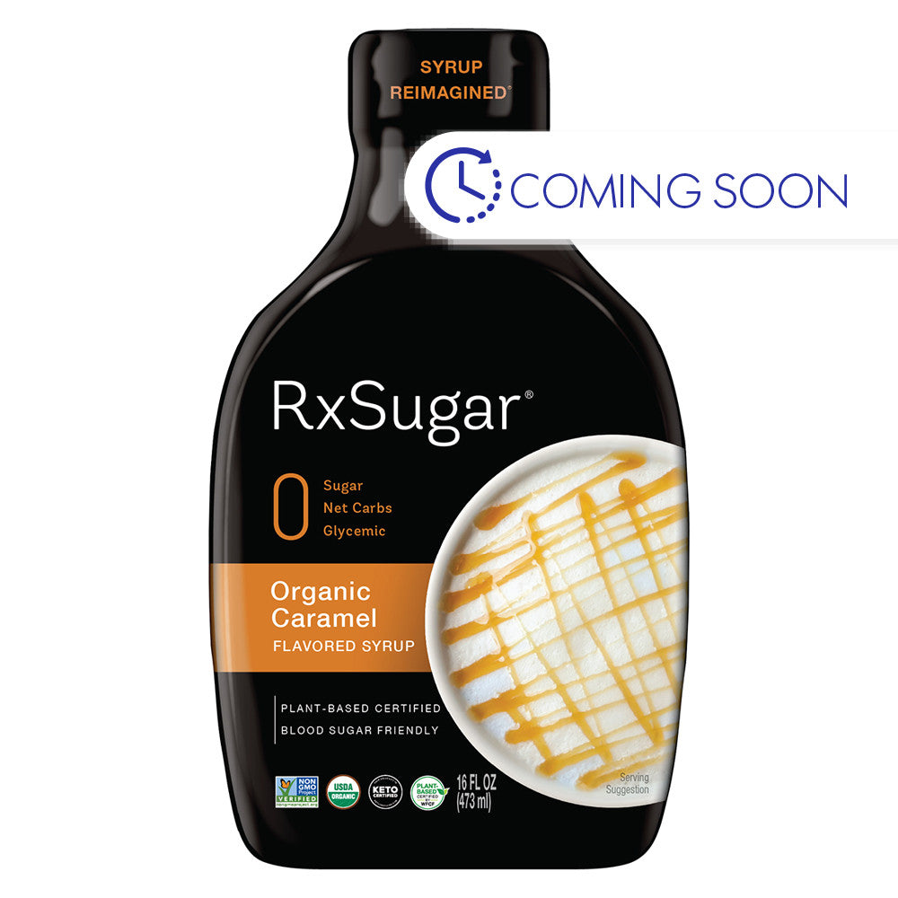 Rxsugar - Organic Caramel Syrup - 16Oz