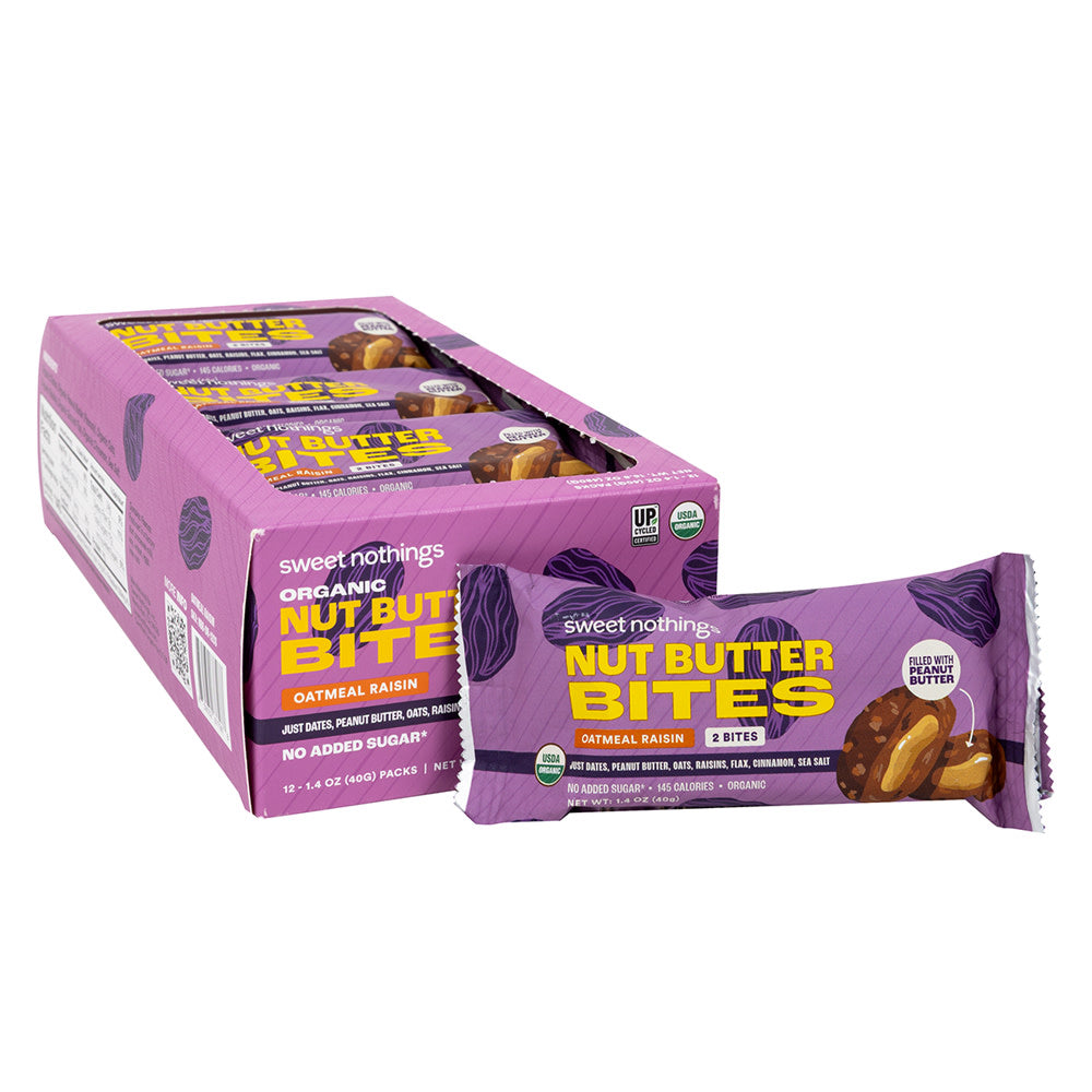 Wholesale Sweet Nothings - Oatmlraisn Nut Bites - 1.4Oz- Bulk