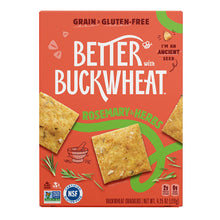 Wholesale Better Buckwheat Rosemary Herb Crackers 4.25 Oz Box- Bulk