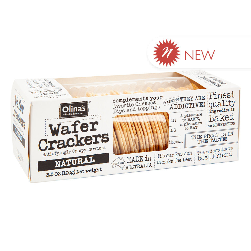 Wholesale Olina'S - Wafer Cracker - Natural - 3.5Oz- Bulk