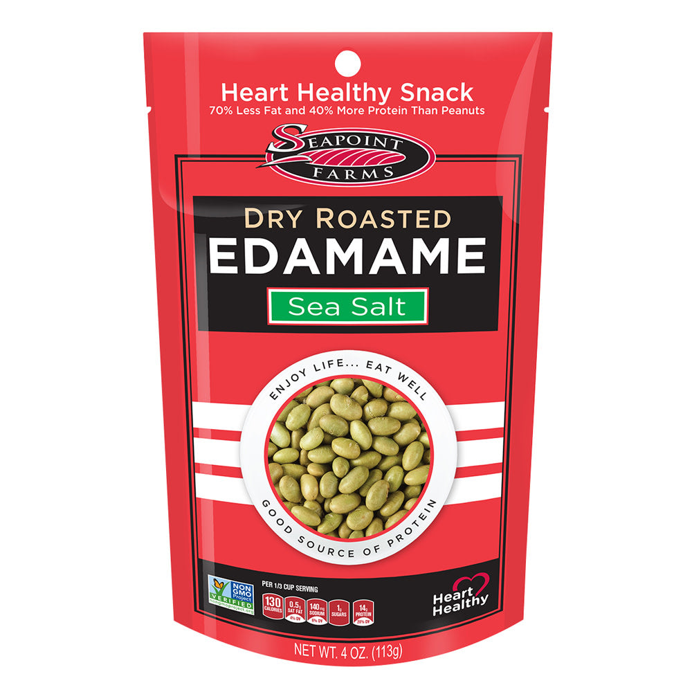 Wholesale Seapoint Farms Lightly Salted Dry Roasted Edamame 4 Oz Bag- Bulk